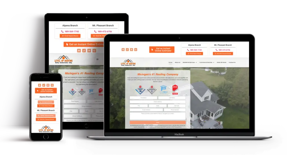 Website Mockup Sample
